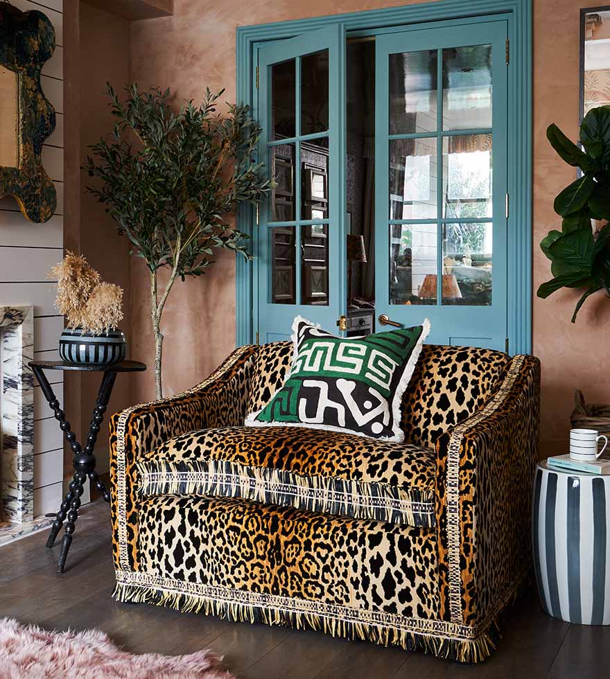 Leopard print Tailored by OKA sofa