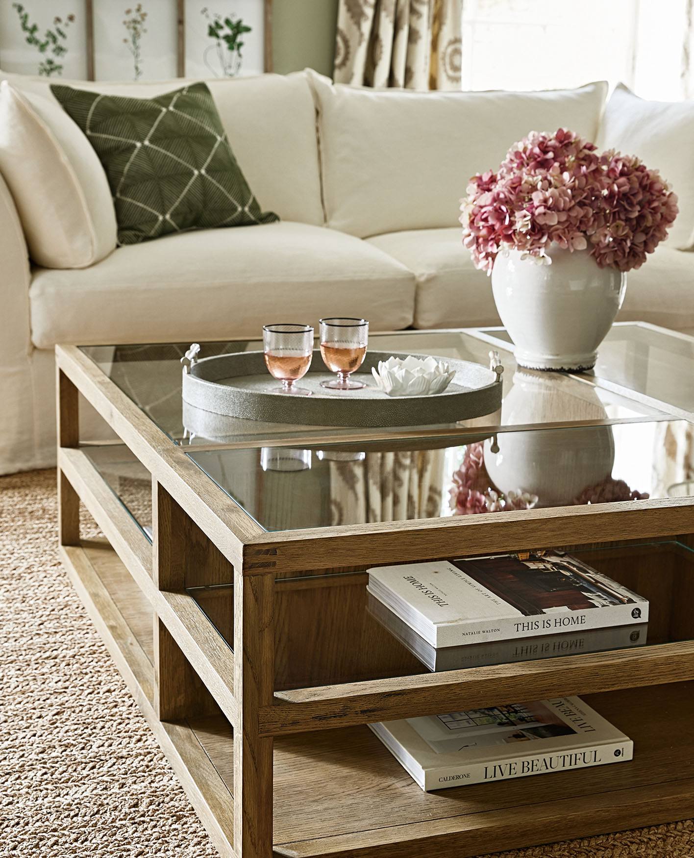 The Alexey Coffee Table - Weathered Oak