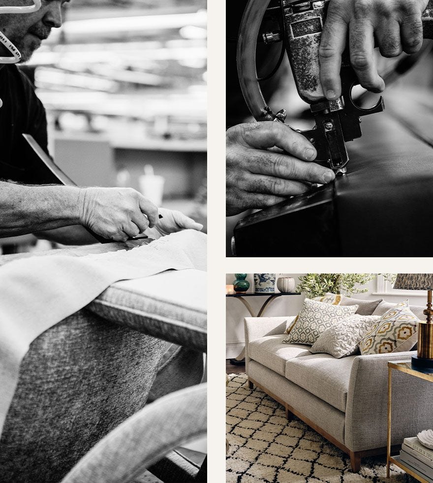 How Tailored by OKA Sofas are Made