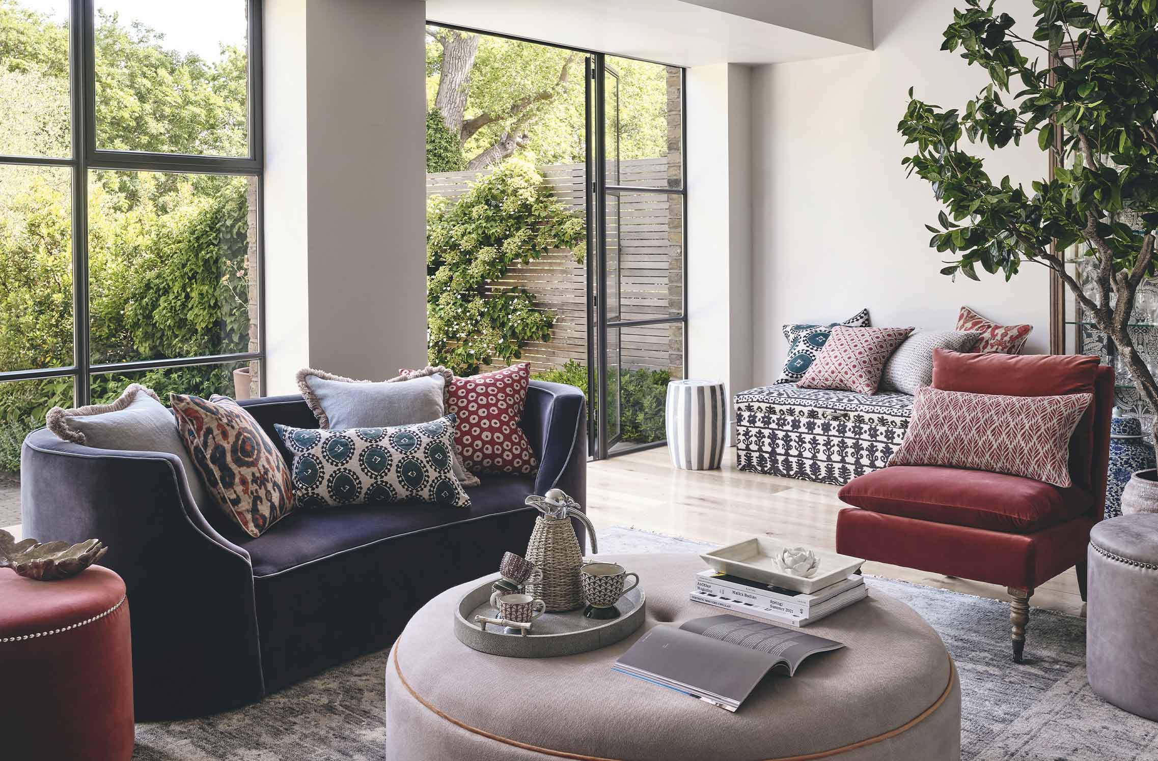 Styling experts share their insider tricks for arranging sofa cushions  perfectly every time