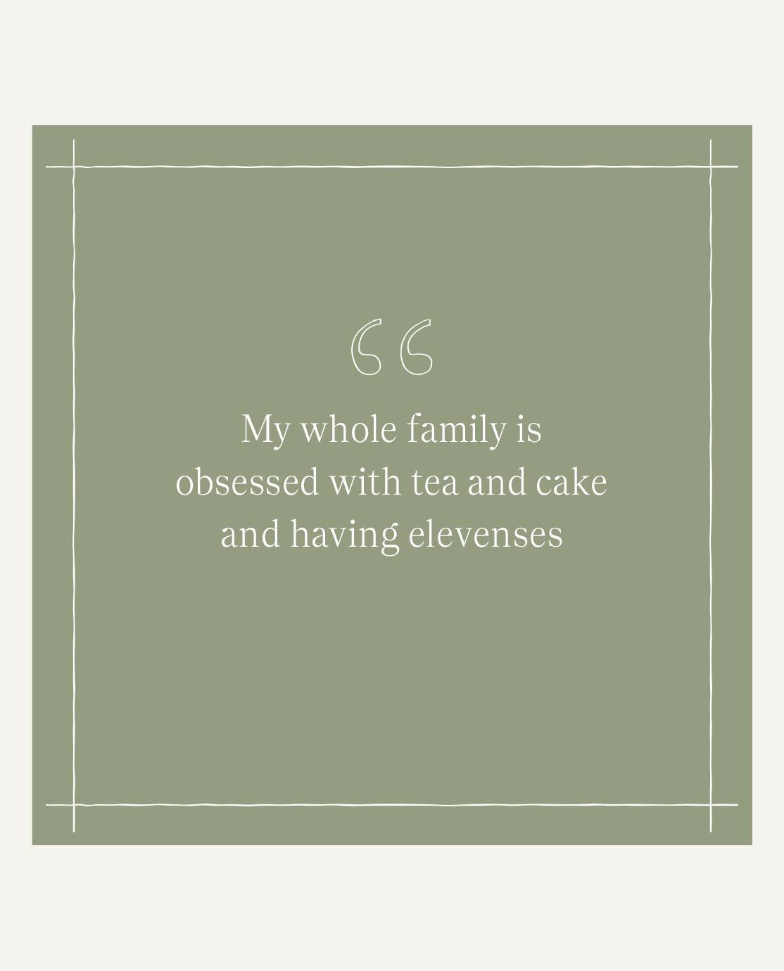 A quote by Paula Sutton, "My whole family is obsessed with having tea and cake and elevenses"